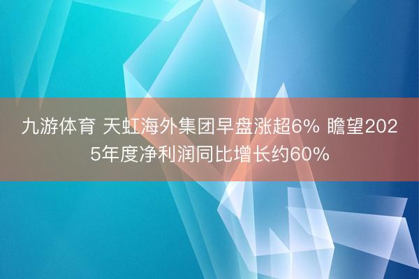 九游体育 天虹海外集团早盘涨超6% 瞻望2025年度净利润同比增长约60%
