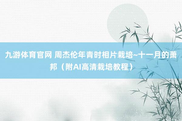 九游体育官网 周杰伦年青时相片栽培~十一月的萧邦（附AI高清栽培教程）